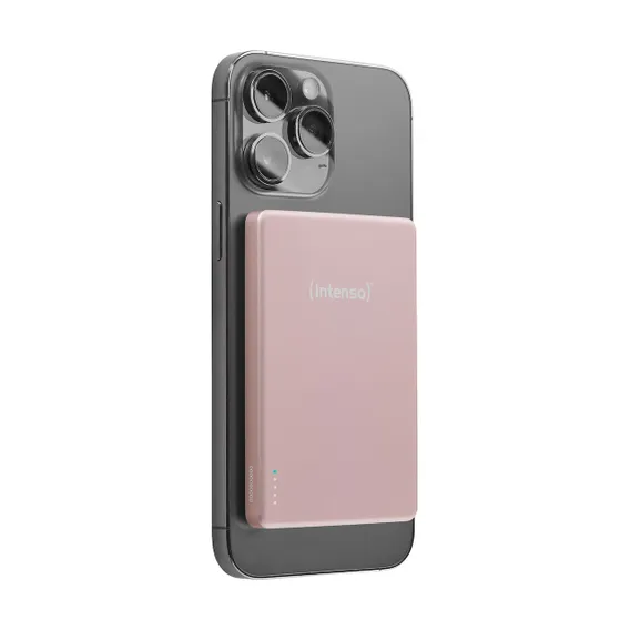 Intenso Magnetic Wireless Powerbank MW5000 Roze