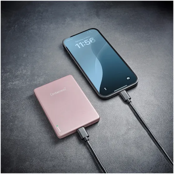 Intenso Magnetic Wireless Powerbank MW5000 Roze