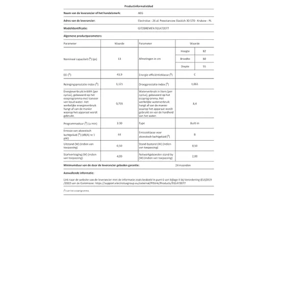 AEG GI72BREMEN