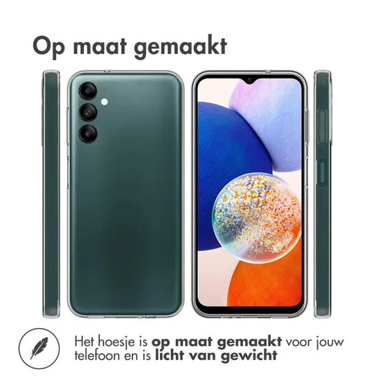 Accezz Clear Backcover Samsung Galaxy A14 (5G/4G) Transparant