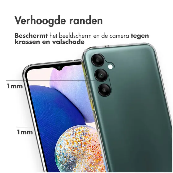 Accezz Clear Backcover Samsung Galaxy A14 (5G/4G) Transparant