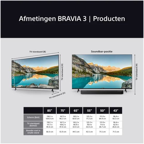 Sony K-85S35BP (2025) BRAVIA 3
