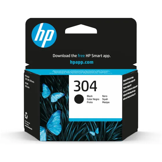 HP 304 Cartridge Zwart