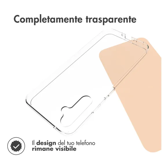 Accezz Clear Backcover Samsung Galaxy A34 (5G) Transparant