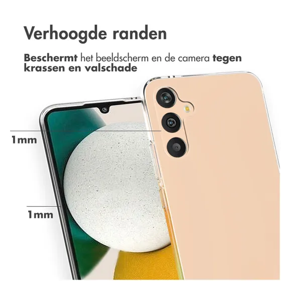 Accezz Clear Backcover Samsung Galaxy A34 (5G) Transparant