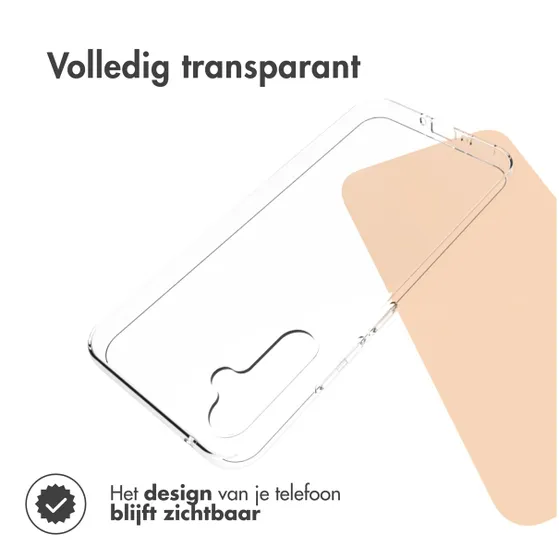 Accezz Clear Backcover Samsung Galaxy A34 (5G) Transparant