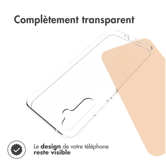 Accezz Clear Backcover Samsung Galaxy A34 (5G) Transparant