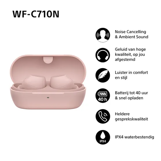 Sony WF-C710N Roze