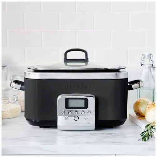 Greenpan Elite slowcooker 6ltr Zwart