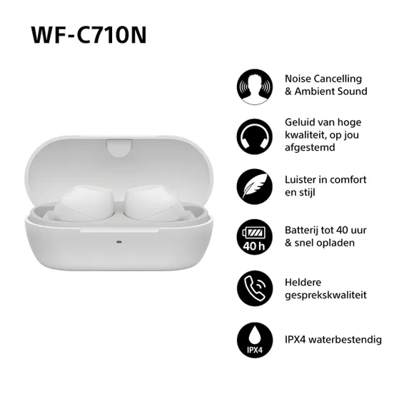 Sony WF-C710N Wit