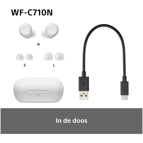 Sony WF-C710N Wit