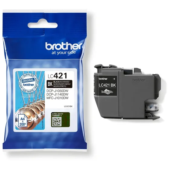 Brother LC-421 Cartridge Zwart