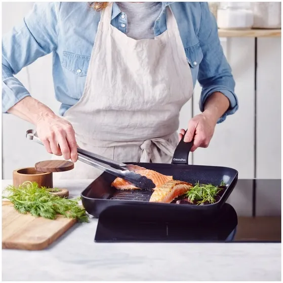 Greenpan Essence grillpan vierkant 28cm