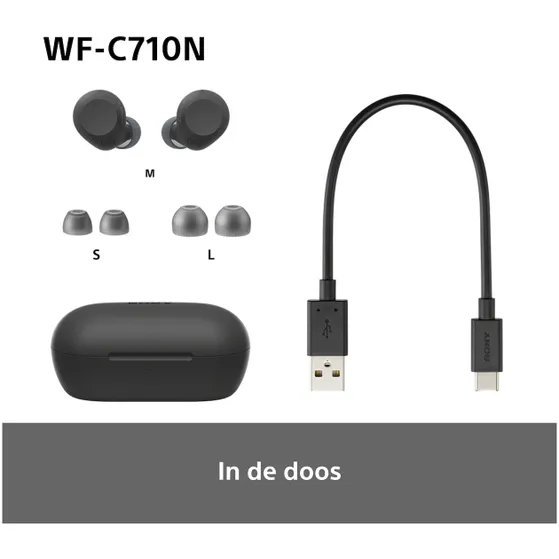 Sony WF-C710N Zwart