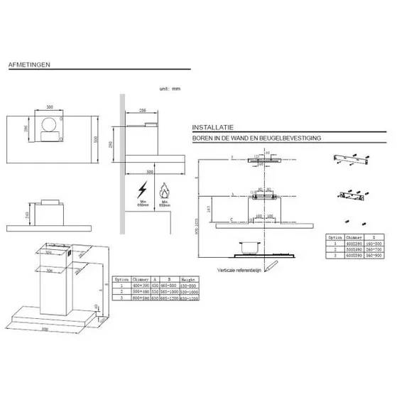 Exquisit FKH92-3BL Zwart