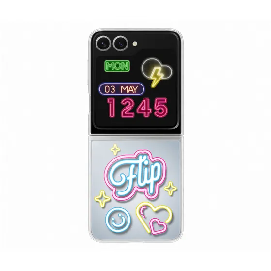 Samsung Flipsuit Case voor Flip 6 Transparant