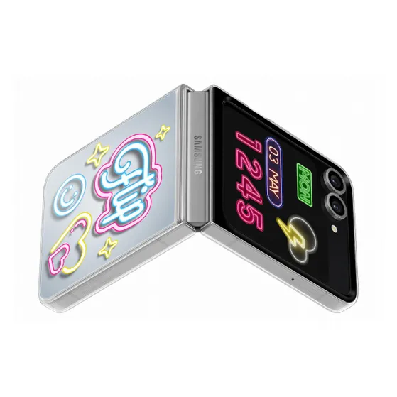 Samsung Flipsuit Case voor Flip 6 Transparant