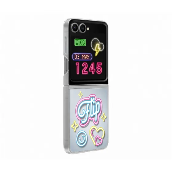 Samsung Flipsuit Case voor Flip 6 Transparant