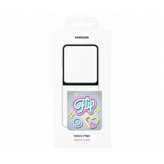 Samsung Flipsuit Case voor Flip 6 Transparant