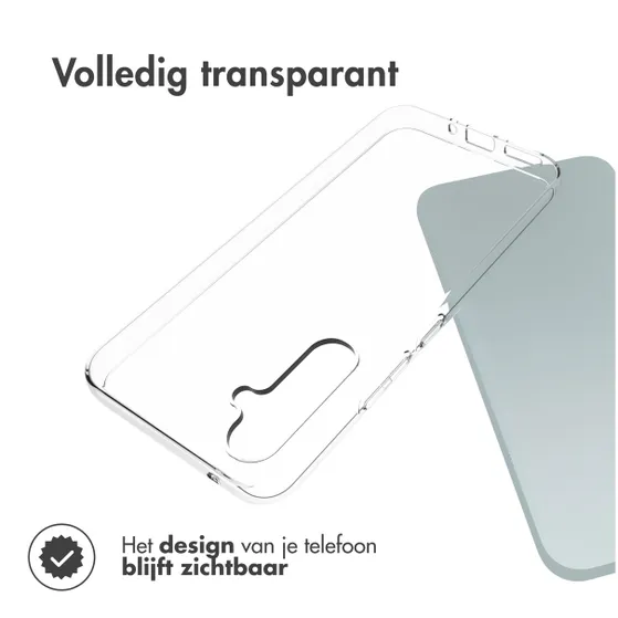 Accezz Clear Backcover Samsung Galaxy A54 (5G) Transparant