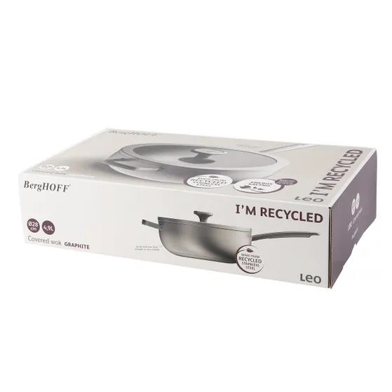 Berghoff Wokpan met deksel 28cm Rvs