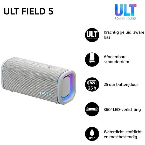 Sony ULT Field 5 Wit