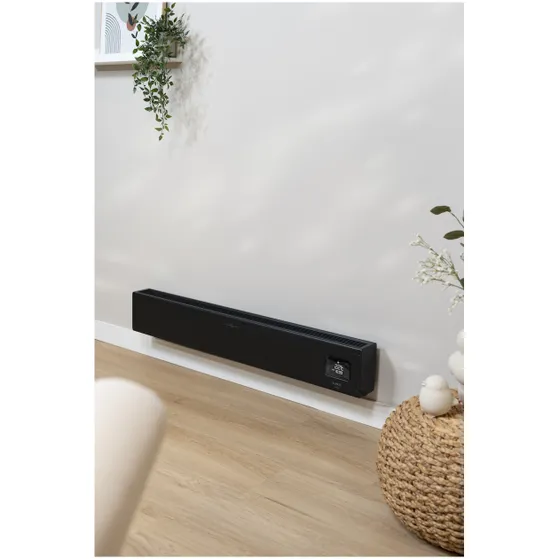 Eurom Alutherm Baseboard 2000 Wi-Fi Zwart