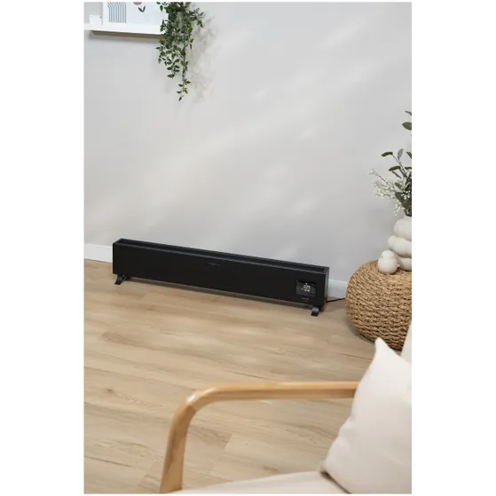 Eurom Alutherm Baseboard 2000 Wi-Fi Zwart