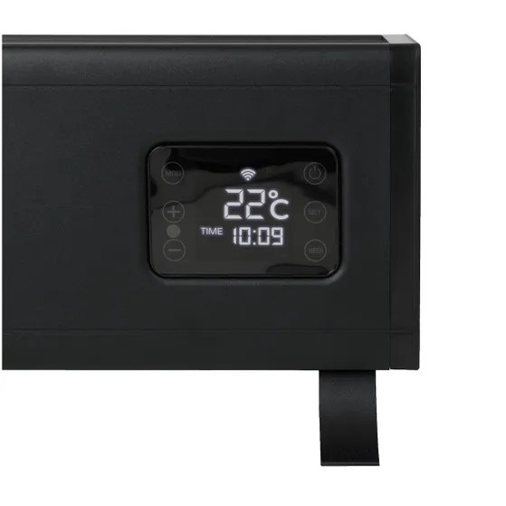 Eurom Alutherm Baseboard 2000 Wi-Fi Zwart