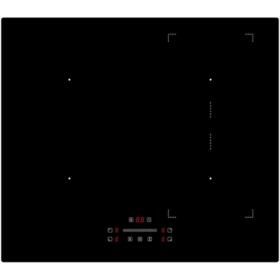 Exquisit EKI624-30 Zwart