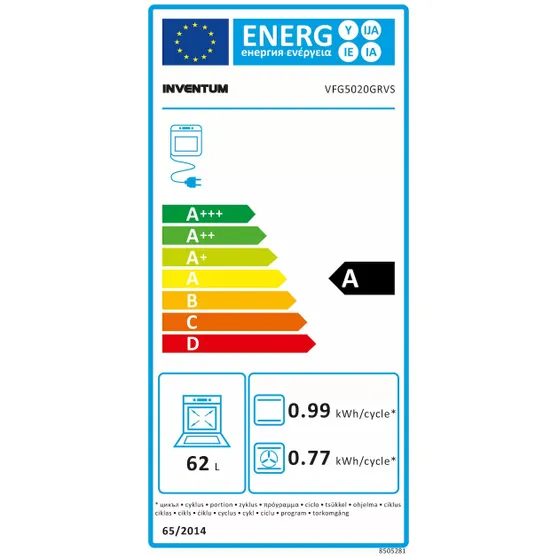 Inventum VFG5020GRVS Rvs