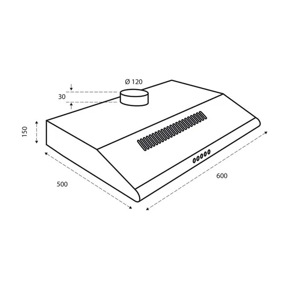 Inventum AKO6012WIT Wit