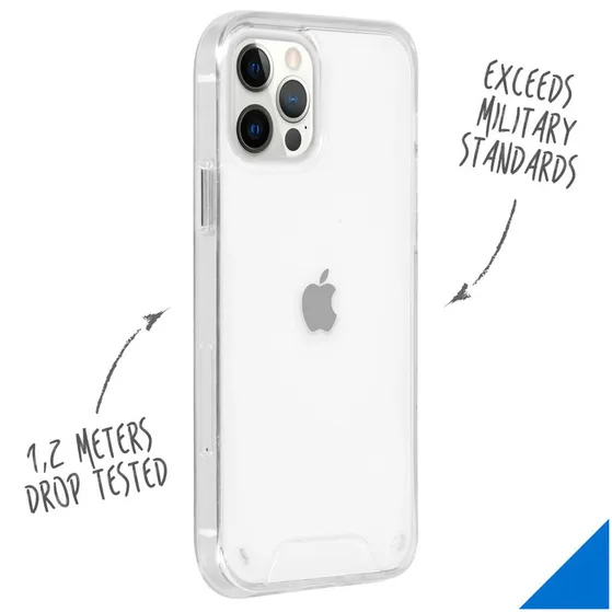 Accezz Xtreme Impact voor Apple iPhone 12 (Pro) Transparant