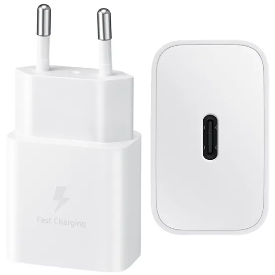 Samsung 15W Power Adapter incl. USB-C naar USB-C kabel (1m) Wit