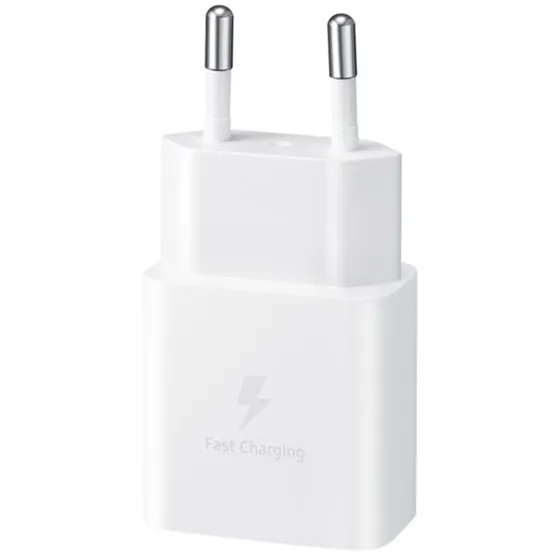 Samsung 15W Power Adapter incl. USB-C naar USB-C kabel (1m) Wit