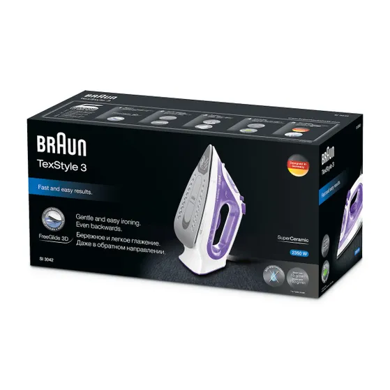 Braun SI3042VI TexStyle Paars