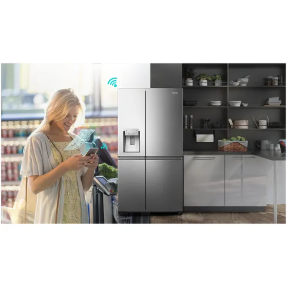 Hisense RS818N4TFC Zwart