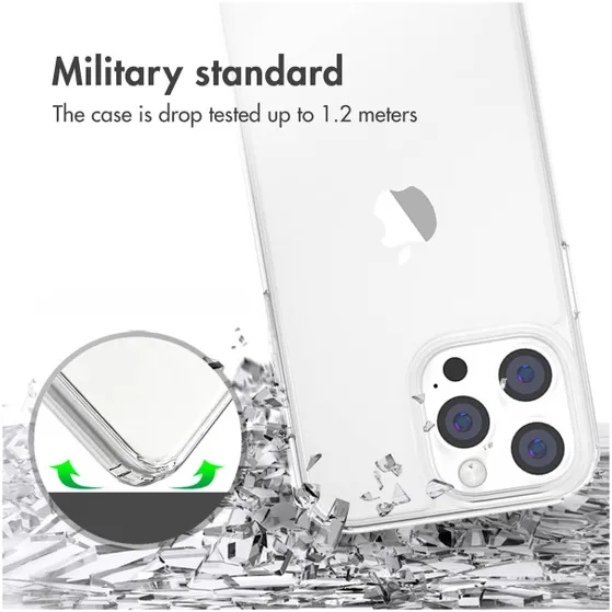 Accezz Xtreme Impact voor Apple iPhone 14 Pro Transparant