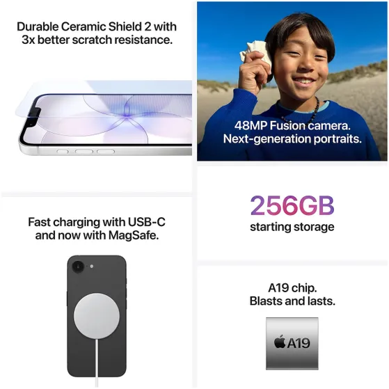 Apple iPhone 17e 512GB Zwart