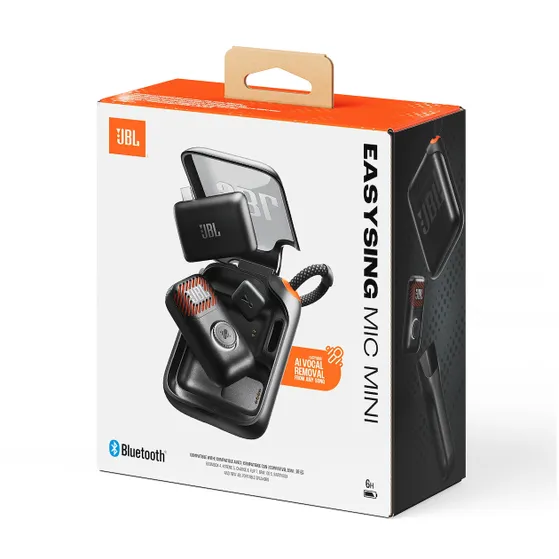 JBL EasySing Mic Mini Zwart