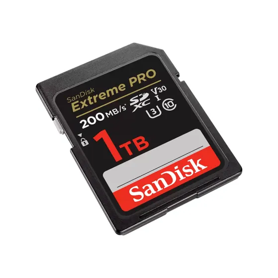 SanDisk SDXC Extreme Pro 1TB 200/140 mb/s - V30 - Rescue Pro DL 2Y