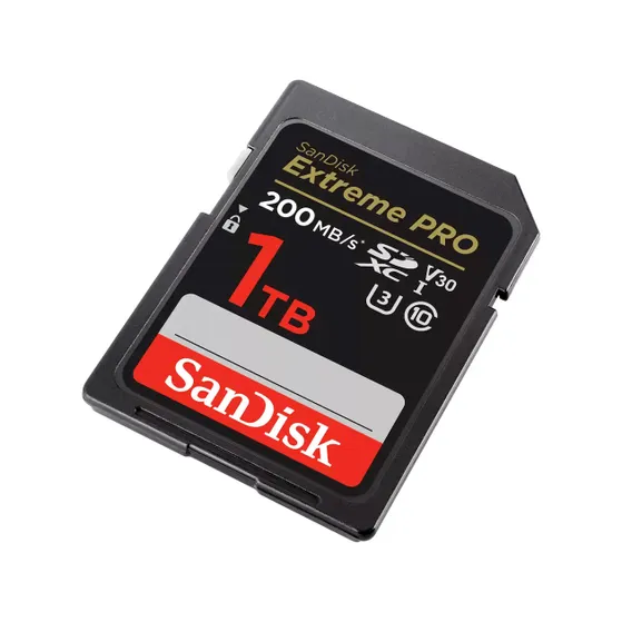 SanDisk SDXC Extreme Pro 1TB 200/140 mb/s - V30 - Rescue Pro DL 2Y
