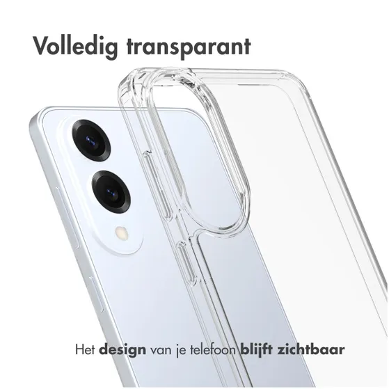 Accezz Xtreme Impact voor Samsung Galaxy S25 Edge Transparant