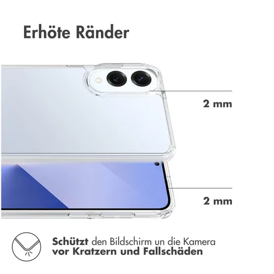 Accezz Xtreme Impact voor Samsung Galaxy S25 Edge Transparant