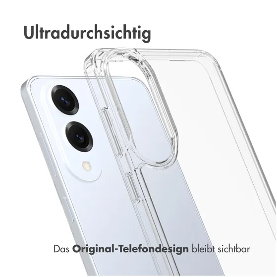 Accezz Xtreme Impact voor Samsung Galaxy S25 Edge Transparant