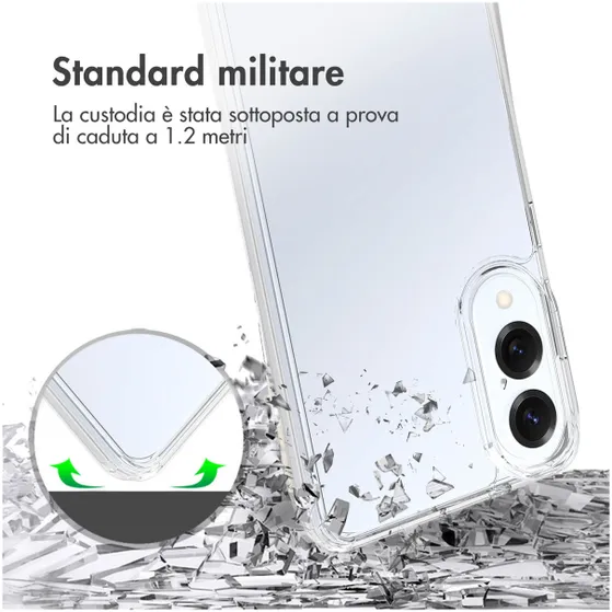 Accezz Xtreme Impact voor Samsung Galaxy S25 Edge Transparant
