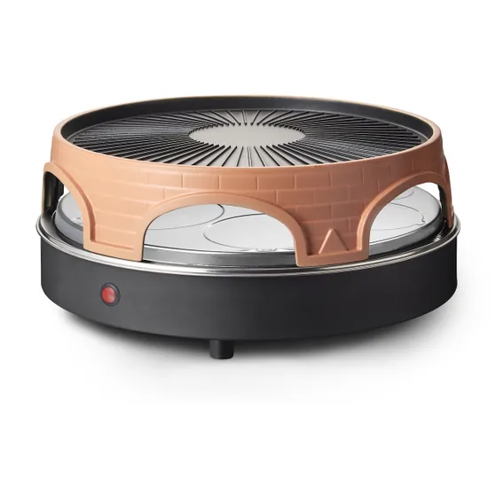 Emerio PO-113255.4 3-IN-1 Pizzarette Zwart/rvs