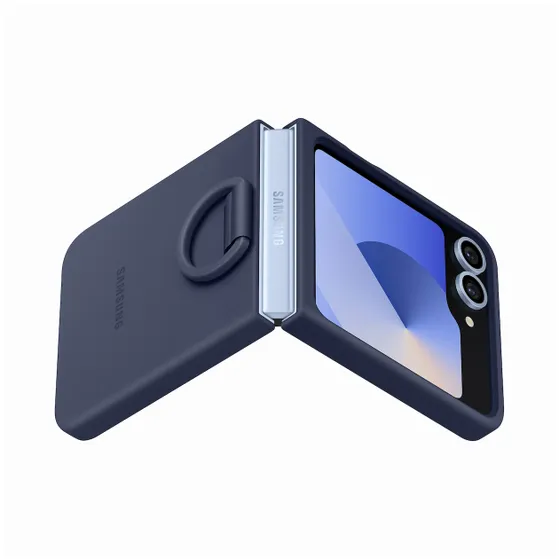 Samsung Silicone Case voor Flip 6 Donkerblauw