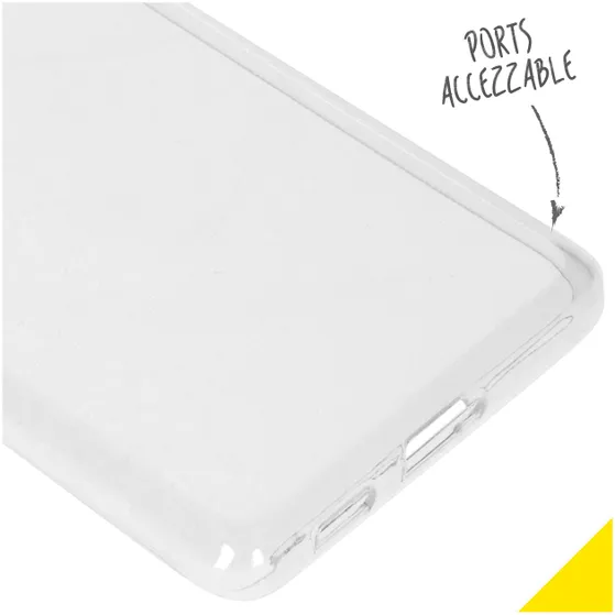 Accezz Clear Backcover Samsung Galaxy S21 Ultra Transparant