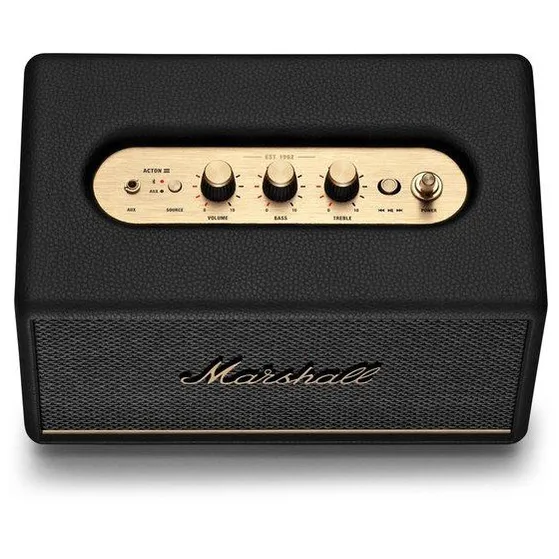 Marshall Acton III speaker BT Zwart